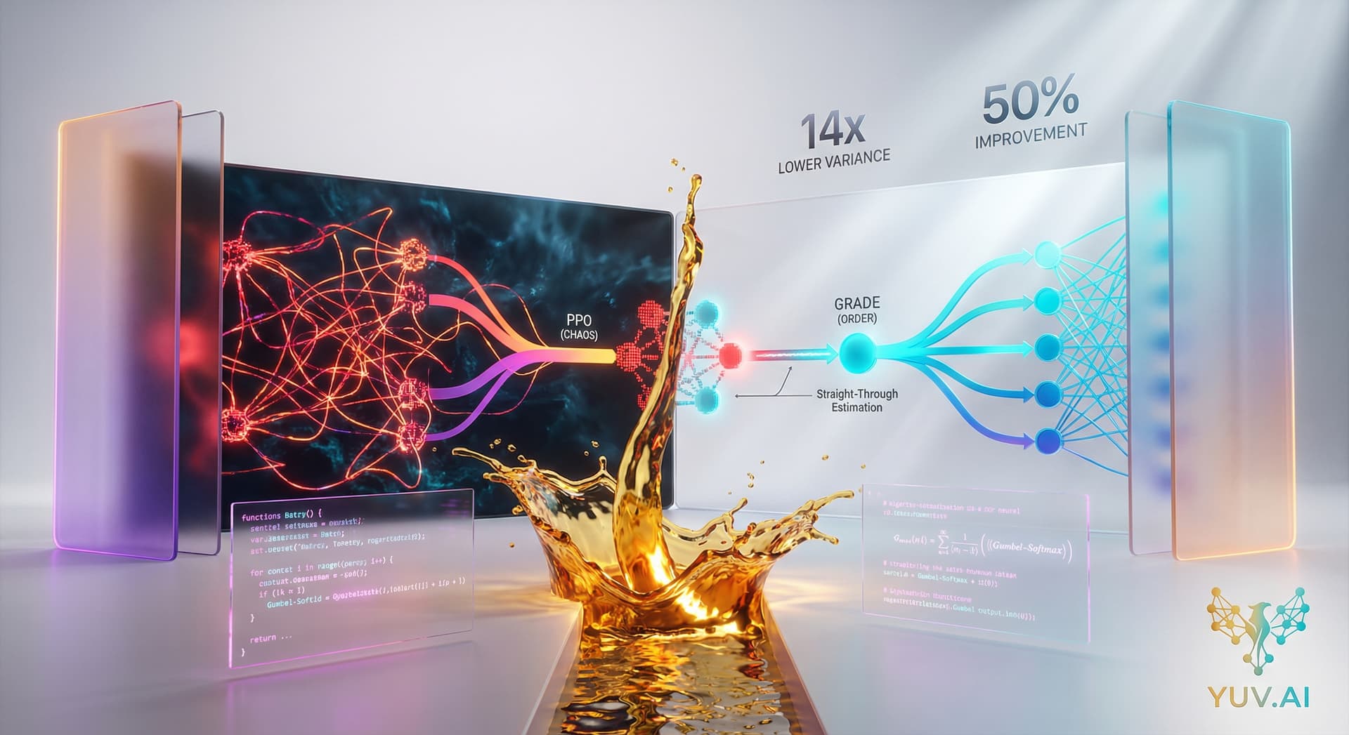 14x Lower Gradient Variance: What GRADE Reveals About LLM Alignment